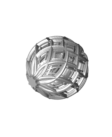 Christmas Ball - Medium Diamond Lattice 3d model