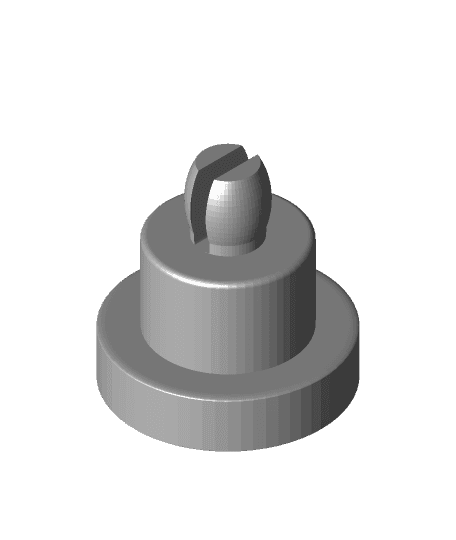 PCB support pod 3.5mm holes 3d model