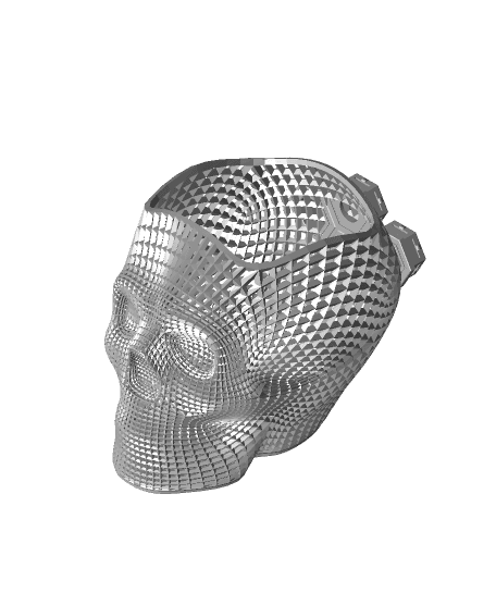 Honeycomb Skull Cup.stl 3d model