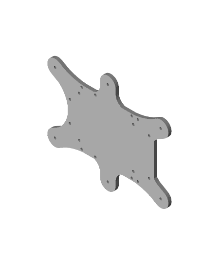 3D printed hexapod by petarcrnjak0 full viewable 3d model