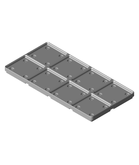 Gridfinity Stackable Lids 3d model