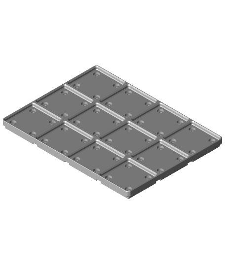 Gridfinity Stackable Lids 3d model