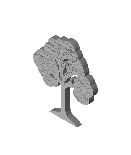 Jigsaw Tree 3d model