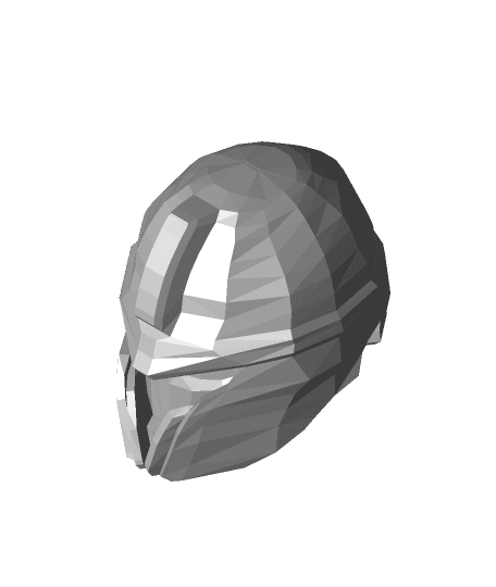 Low poly Helmet 3d model
