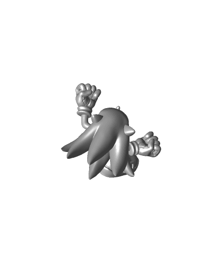 Super Sonic - Sonic the Hedgehog - Fan Art 3d model
