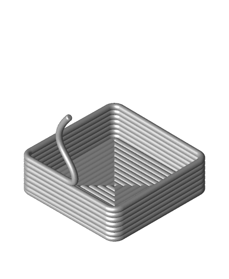 Printception Square Container 3d model