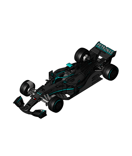 Mercedes AMG Petronas F1  3d model