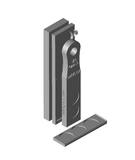 Anzac Day Two Up Paddle with Storage and Display Box by anzacmobile full viewable 3d model