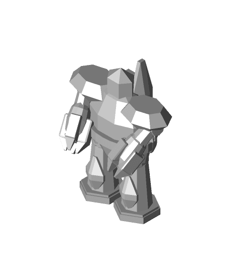 FHW: Remix of Beacon of Doom - Crystal Army Infantry 3d model