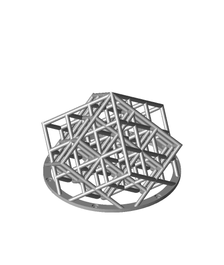 Maker's Muse lattice inspired torture speaker cover v3 by jomoto10 full viewable 3d model