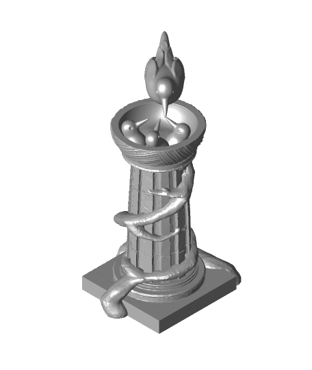 Mother's Day - Love atop the Pillars 3d model