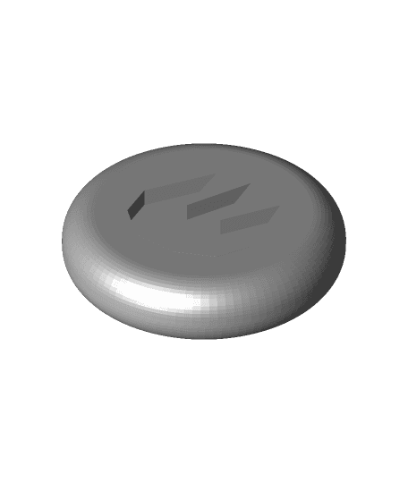 Fire Rune Magnet - Rounded by OtakuMx full viewable 3d model