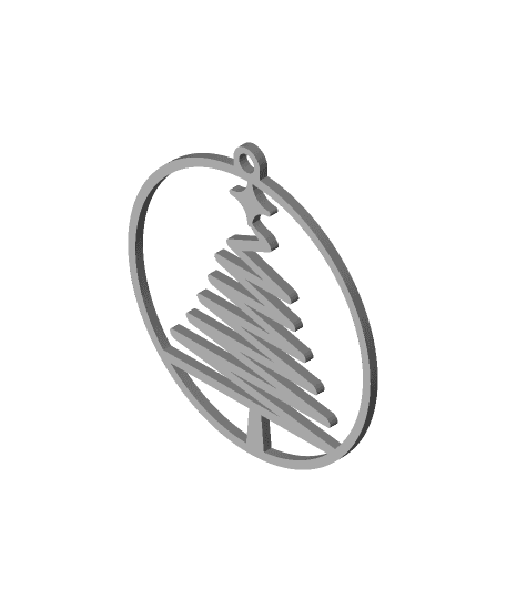 Christmas Tree Ornament 3d model