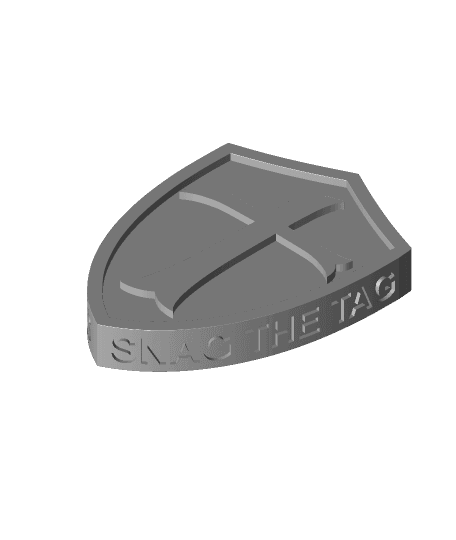 Snag The Tag Knights Templar Hider Tag Container 3d model