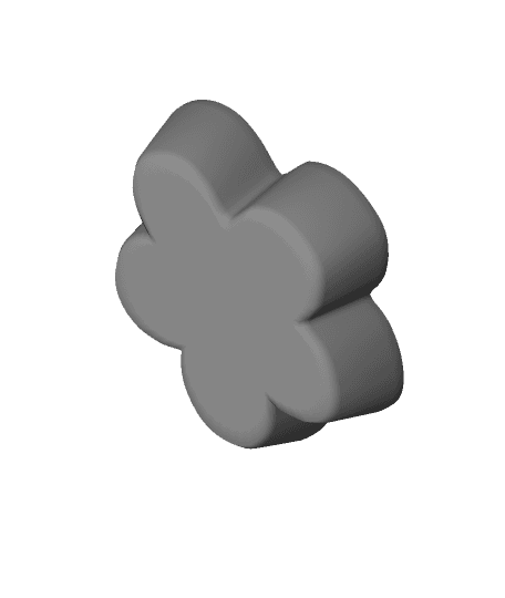 Flower Shaped Seed Bomb Mold 3d model