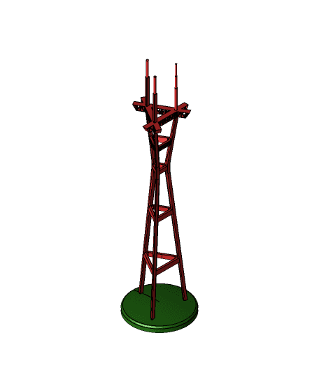 Sutro Tower by eguidry full viewable 3d model