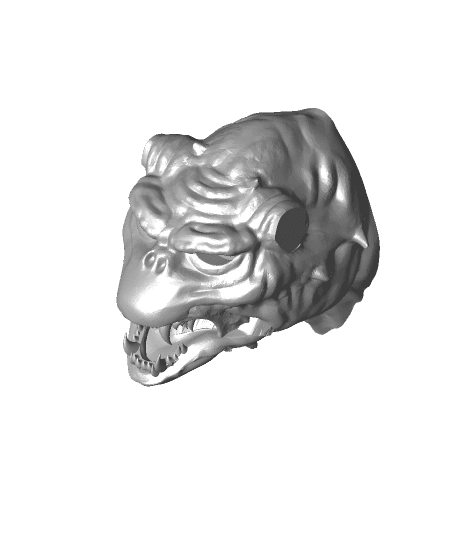 Terror Dog (with teeth) 3d model