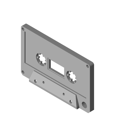 RetroMaker Cassette Tape Keychain 3d model