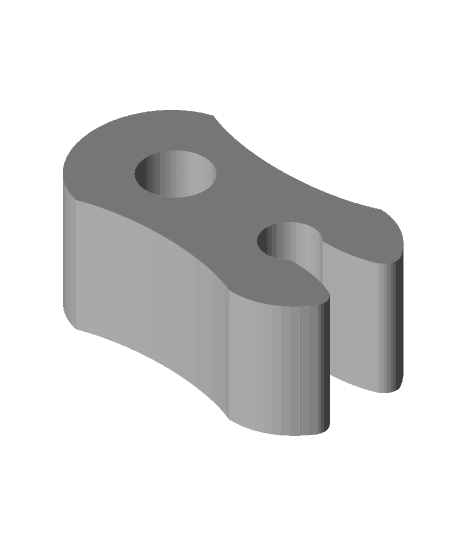 3D Designed Filament Clip. 3d model
