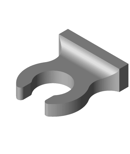 Ender 3 Pressure Fitting Clip (Remix) 3d model