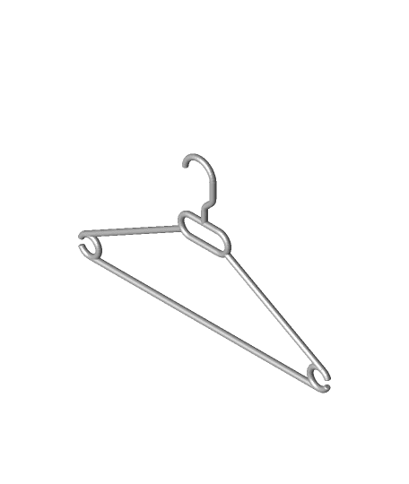 Cloth Hanger v1.stl by 3dprintedsniper full viewable 3d model