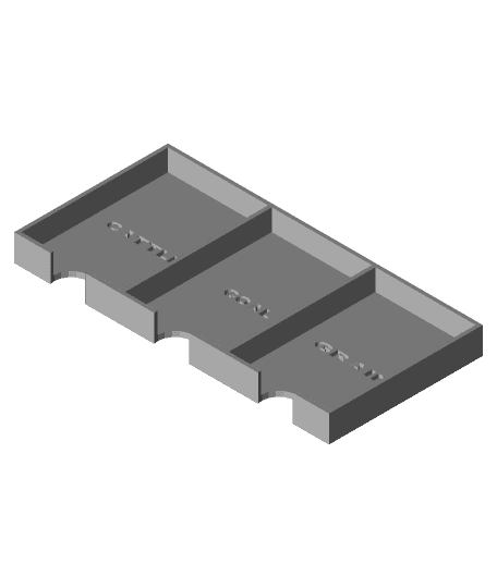 Settlers of America Trails to Rails  Card Trays 3d model