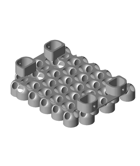 Modular Paint Rack Remix for 200mm x 200mm beds 3d model