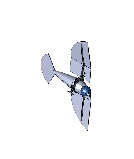 Mechanical bird 3d model