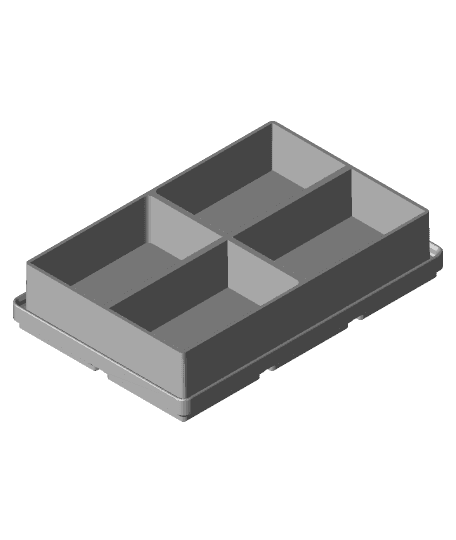 Gridfinity | Lift'n'Carry Trays 3d model