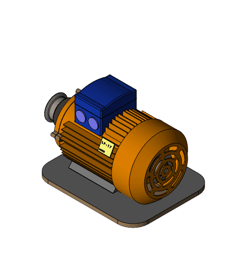 Electric Motor Assembly 3d model