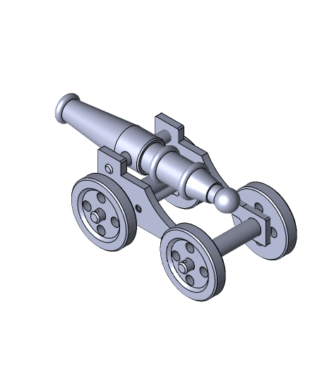 Canhão de artilharia 3d by foca.engenhariapro full viewable 3d model