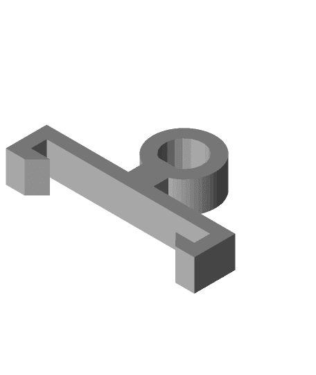 Drop Ceiling (Suspended Ceiling) hooks seperated 3d model