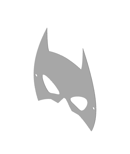 Batman mask 3 3d model