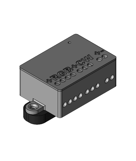 RGBWW Controller Case v3 3d model