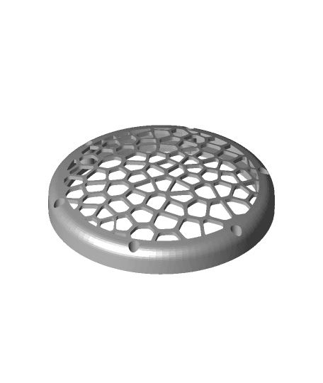 #3DPNSpeakerCover Voronoi Speaker Cover 3d model