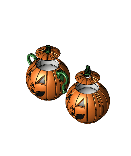 Jack-O'-Lantern Pumpkin Can Cup - 12oz Can Koozie for Halloween! by MandicReally full viewable 3d model