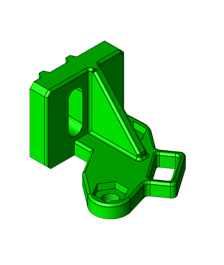 Nimble V1 print head for Creality type. by Zesty.Tech full viewable 3d model