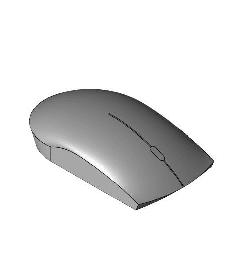 Mouse surface.stp 3d model