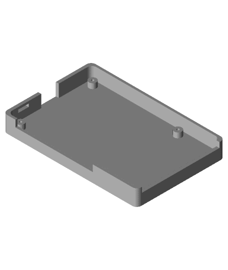 Simple Pi 3/3+/4 compact holder/base 3d model