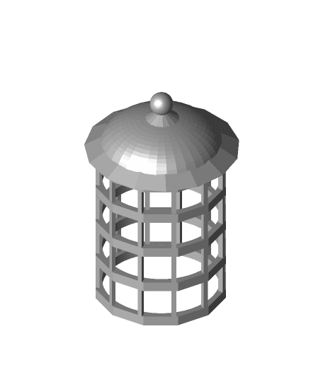 Assateague Lighthouse - Chincoteague Virginia 3d model