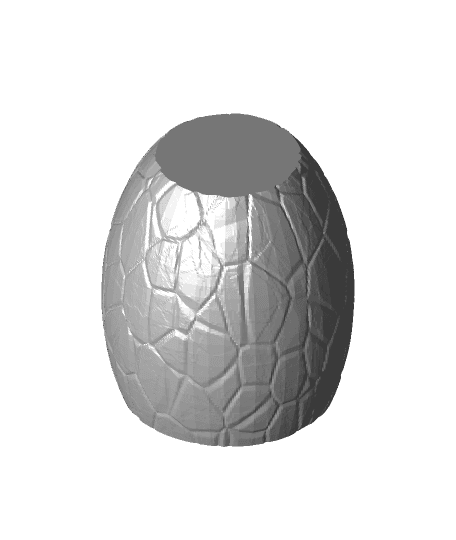 Dragon egg vase by Jallim full viewable 3d model