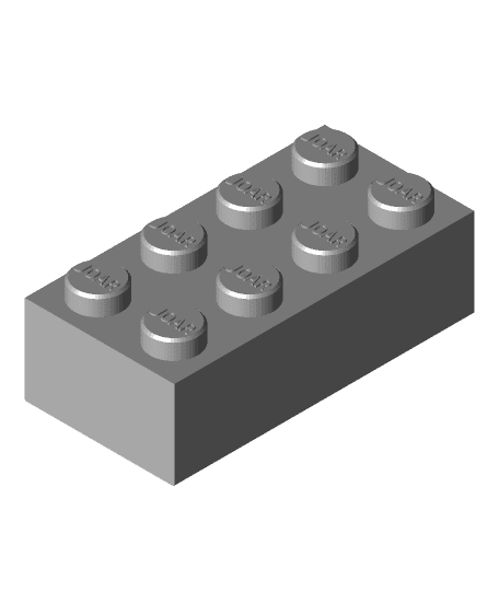 Lego_brick_2x4.stl 3d model