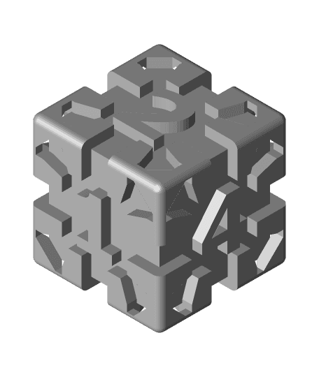 modern dice  3d model