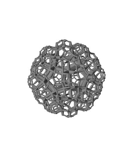 {5,3,4} hyperbolic honeycomb by henryseg full viewable 3d model