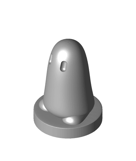 Simple Ghost W Base.stl 3d model