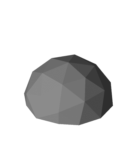 semi 60-sided object with octagonal hole.obj 3d model