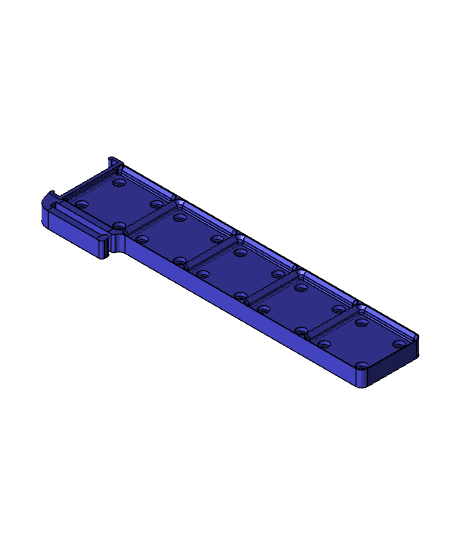 Ender3V3SE Gridfinity ZAxis base + clip 3d model