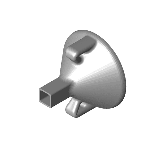 Square tube Funnel by RedB1321 full viewable 3d model