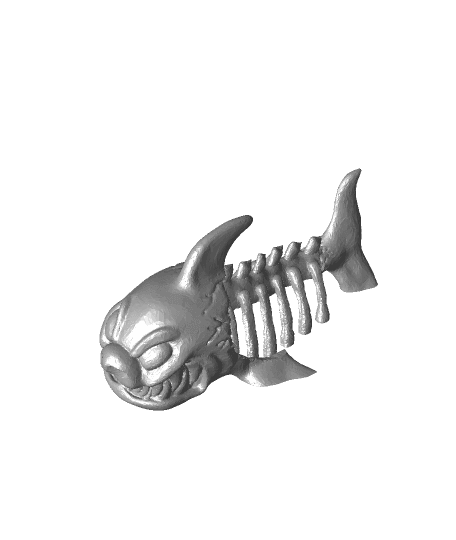 Angry Fish 3d model