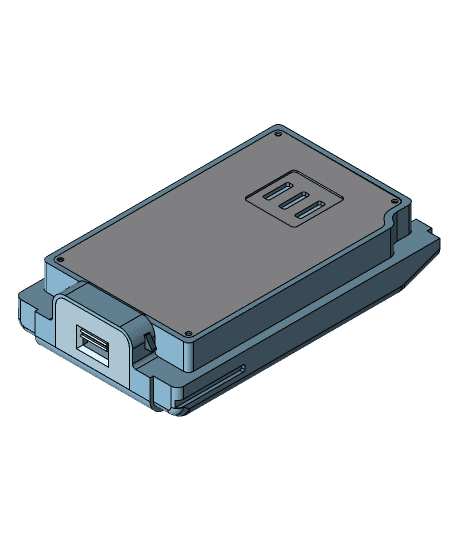 Hytera Bl2010 Battery Box Printable 3D Model 3d model